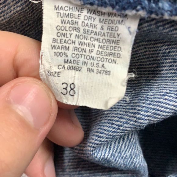 Vintage men’s lee mom jeans - Picture 7 of 7